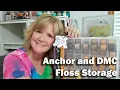 Storing DMC Floss and Anchor Floss