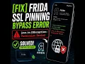 FIX Frida SSL Pinning ByPass Error java io IOExecption Permission Denied