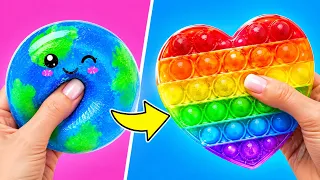 🌍 The Most Satisfying Galaxy Fidget Toys! ✨ Pop-Its, Squishies & More