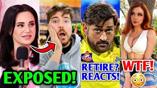 MrBeast got BADLY EXPOSED by this HUGE YouTuber! ????| MS Dhoni, Amouranth, Elvish Yadav, BTS, Atif 