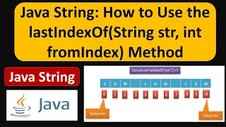 Java String How to Use the lastIndexOf String str int fromIndex Method Java Tutorial