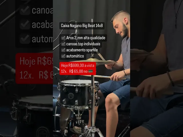 Caixa Nagano Big Beat 14x8 - Sonoridade Encorpada