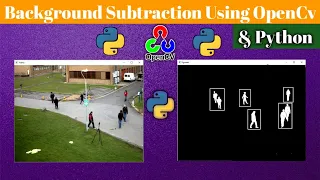 Background subtraction using OpenCV with Python