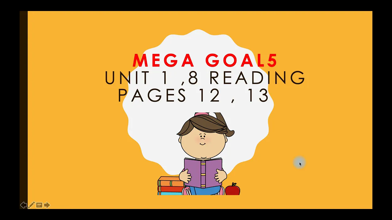 Mega Goal 5 ثالث ثانوي | Unit 1 | 8 Reading | Animal Partners pages 12 & 13