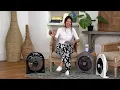 Cascade Capri 12 Portable 4-Speed Cooling Fan Remote Control on QVC