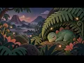 Deep Green Noise for Baby Sleep | Sleepy Dinosaur Fern Nest (1 Hour)