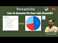 Streamlit Tutorial How To Generate Line Pie with Streamlit