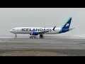 Icelandair Boeing 737-8max TF-ICF taking off from Nuuk airport - 2026