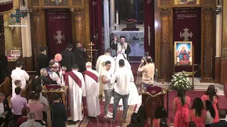 صلاة اكليل مايكل سوريال و ليديا توفيق السبت 3 اكتوبر 2020 