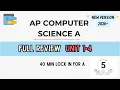 AP CSA Full Review Cram 2026