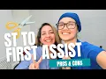 ST TO FIRST ASSIST GUEST ANA call times pay environment advice tostudents or new grads etc