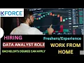 Kforce Inc Recruitment 2025 For Data Analyst Role Bachelor s degree WORK FROM HOME