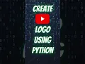 Youtube Logo using Python Turtle
