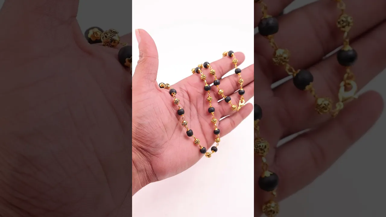 Karungali Beads Malai Mala for Protection, Peace & Spiritual Energy