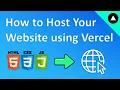 How to Host Your Website using Vercel Host Your Website for Free