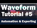 Tracktion Waveform Tutorial Part 5 - Automation Control Surfaces and Exporting