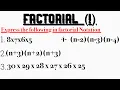 Expressing in Factorial Notation Simple method