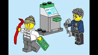 LEGO Instructions | City | 952304 | Policeman and Crook with ATM | Police | Magazine Gift