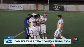 Bola rola na Copa Sicredi de Futebol Sete com jogos emocionantes