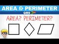 Area and Perimeter Grade 9 Square rhombus parallelogram rectangle
