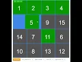 How to solve any slide puzzle quick and easy 3x3 4x4 5x5