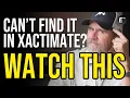 How to find materials and repairs in Xactimate Line Items and Search
