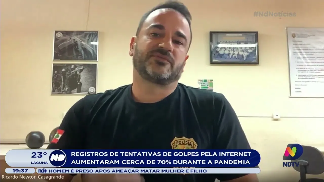 Registros de tentativas de golpes pela internet aumentaram cerca de 70% durante a pandemia