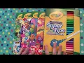 My Crayola COLORED pages Adult colouring