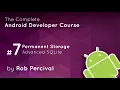 The Complete Android Developer Course Advanced SQLite