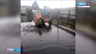Запад Омской области уходит под воду