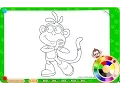 Dora The Explorer Coloring Game