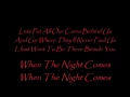 When the Night Comes (lyrics) -  Joe Cocker (Live)