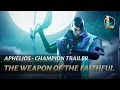 Aphelios The Weapon of the Faithful Champion Trailer - League of Legends