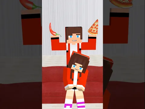 left or right ? JJ sister Maizen Minecraft Animation #shorts