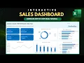 Build an Interactive Sales Dashboard in Excel Beginner to Advanced Data Analysis Project