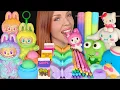 Download Lagu ASMR MUKBANG, Pastel Food, Edible Labubu, Hello Kitty, My Melody, Purin, Tuxedo Sam Crunch Sounds 먹방