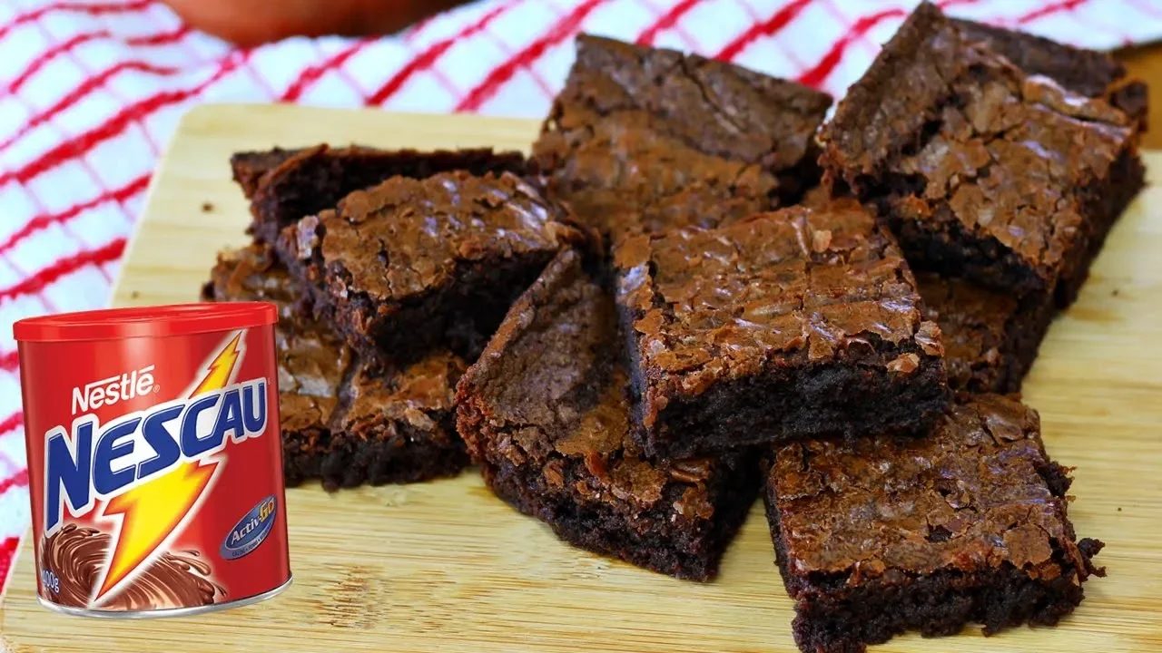 BROWNIE DE NESCAU - O MAIS FÁCIL DO MUNDO!