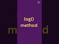 console methods in JavaScript part 1 log error warn JavaScript Tutorial in 1 minutes