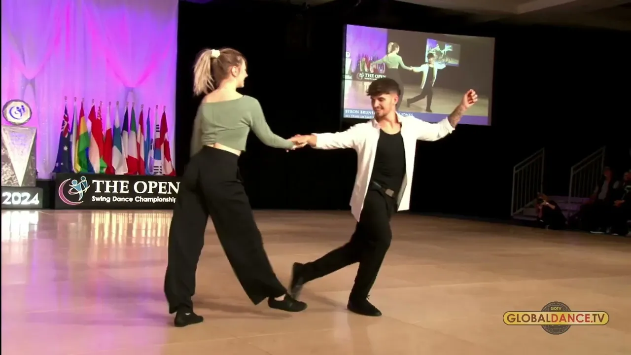 Byron Brunerie and Lauren Jones - Jack & Jill Swing - All Star Finalist - The Open 2024