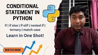 Python Decision Making Statements IF IF-ELSE ELIF TERNARY Nested IF MATCH CASE One Shot