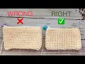 Most crocheters make WAISTCOAT stitch WRONG How to crochet waistcoat stitch Crochet Tutorial