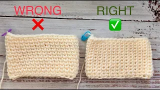 Most crocheters make WAISTCOAT stitch WRONG How to crochet waistcoat stitch Crochet Tutorial