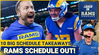 Rams 2025 Schedule is Out Why Rams Schedule is a HUGE Advantage Week by Week Schedule Breakdown