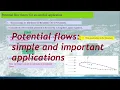 Fluid Dynamics Potential Flows Potential flows - simple and important applications