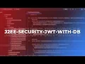 J2EE Security JWT with DB Demo Java EE JWT Authentication Authorization