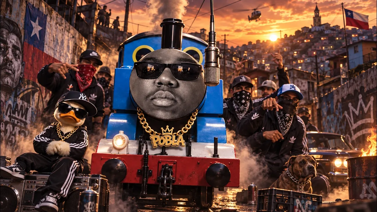 EL TREN MÁS FLAYTE DE CHILE LE CANTA A LA POBLA