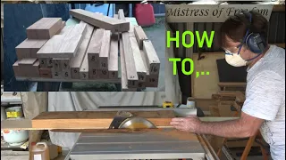 Building my steel sailing yacht Ep.82 HOW TO machine cut FIT-OUT timber 🌳👨‍🔧⛵