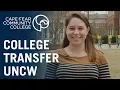 College Transfer CFCC to UNCW - Part 1