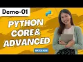 Python Core ADV Demo 01 VERSIONS of PYTHON Tutorial for Beginners