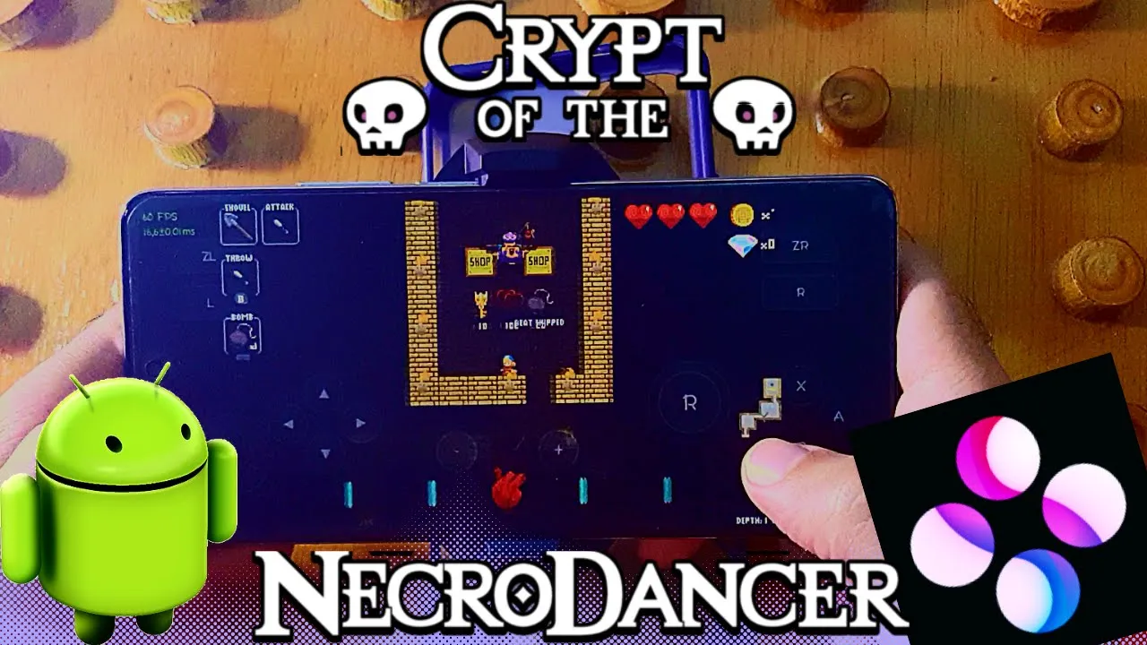 Crypt Of The Necrodancer Android Gameplay - Skyline Emulator Android - Skyline Mali GPU